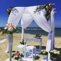 Matrimoni Anzio, matrimoni Nettuno, matrimoni in spiaggia. Fiori per matrimoni